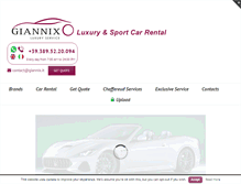 Tablet Screenshot of giannix.it